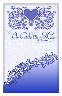 Wedding Program Cover Template 12C - Graphic 10